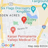 View Map of 100 Hospital Drive,Vallejo,CA,94589